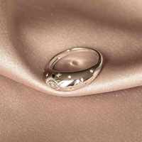 Hochzeits schmuck 18 Karat vergoldeter Stern türkischer böser Blick graviert Zirkon Sterling Silber Croissant Ring Schmuck für Mädchen