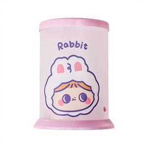 MAIAOLI Creative Cartoon Cute Small Foldable pp Plastic Round <b>Desktop</b> <b>Pen</b> <b>Holder</b> for/ Gift - Product Image 3