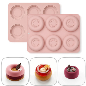 Nouvelles idées : <span class=keywords><strong>Moule</strong></span> à gâteau en silicone alimentaire à 6 cavités de 88 pouces, résistant à la chaleur, compatible four, facile à nettoyer, pour la pâtisserie - Product Image 5