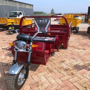 Bicitaxi Eléctrico Motorizado de 3 Ruedas, 1000W, Batería de 60V, Carrocería Abierta, Certificado EEC, 500kg de Peso en Vacío, 400kg de Carga Útil - Product Image 3