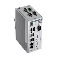 Advantech UNO-1372G-J Intel Celeron J1900 PC Kontrol DIN-rail Ukuran Kecil 4G DDR3L 2 GbE Iso. 4 COM 4 DI 4 DO 4 USB