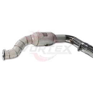 ท่อลง Vortex SS304 สำหรับ Ford F150 3.5T EcoBoost ปี 2015-2019 พร้อมแผ่นกันความร้อน ท่อ Y-Pipe ท่อไอเสียแบบไหลสูง ท่อหน้า - Product Image 2