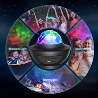 Projecteur Galaxie avec Haut-Parleur Musical, Nébuleuse Étoilée RGB, Projecteur de Plafond pour Chambre à Coucher, Bébé, Enfants, Projecteur LED Galaxie