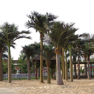 Günstiger Preis Verkauf große Innen-und Außen dekoration Palmen Kunststoff künstliche Kokosnuss baum - Product Image 6