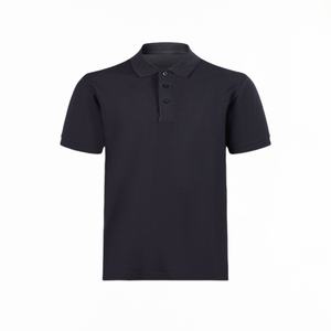 TKAN194 T-shirt polo à manches courtes en coton polyester personnalisé Design Logo brodé Uni pour hommes T-shirt blanc Polo Shirt - Product Image 1