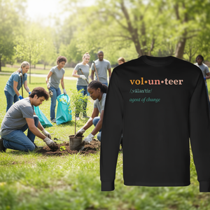 T-shirt à manches longues Volunteer Agent Of Change Definition - Product Image 3