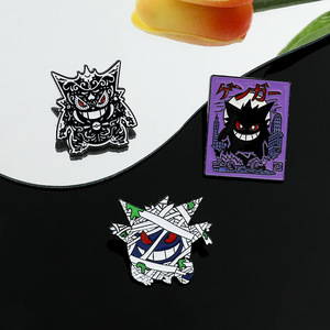 Broche de Gengar de Halloween Único y Creativo, Insignia Metálica de Pokémon, Monstruo de Bolsillo, Elfo Mascota - Product Image 2