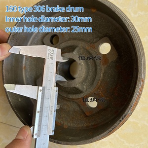 160, <span class=keywords><strong>tambour</strong></span> de frein de roue arrière à 4 trous, moyeu de roue, <span class=keywords><strong>tambour</strong></span> de tricycle électrique, kit de <span class=keywords><strong>tambour</strong></span> de frein de camion - Product Image 2