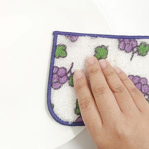Prix d'usine OEM, produits de nettoyage de cuisine bon marché, double couche anti-graisse, fibre de bambou écologique, design moderne en forme de feuille - Product Image 4
