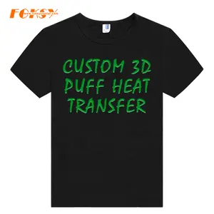 Benutzer definierte Heat Puff Printing Transfer Design für Kleidung