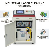 Machine de nettoyage au laser pulsé haute puissance 500W, nettoyeur laser portable pour enlever la rouille et la peinture