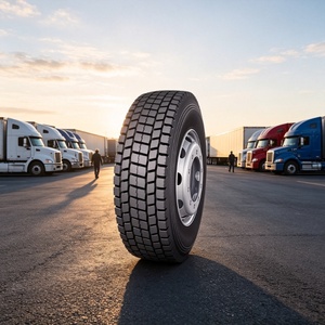 Pneu de camion sur mesure 315/80R22.5 toutes positions avec empreinte large et dissipation thermique pour flotte de remorques multi-essieux - Product Image 1
