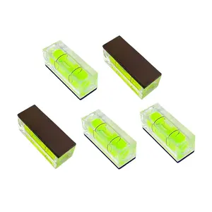 مستوى روح مربع مع فقاعة مغناطيسية أفقية عالية الدقة ، مادة بصرية عالية الوضوح ، أداة قياس مستوى الفقاعة - Product Image 1