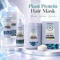 Rutina de Cuidado Capilar Fortalecedora con Proteína Vegetal para Cabello Seco y Encrespado, Ligera, No Grasosa, Marca Privada de Salón, Venta al Por Mayor