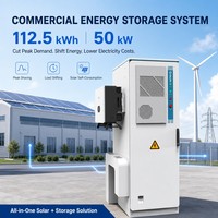 Sistema de Almacenamiento de Energía (ESS) de Litio-Ferrofosfato (LiFePO4) de Alto Voltaje, 112.5kWh, 358V, 314Ah, Configuración con Inversor Híbrido de 50kW, Refrigeración Líquida, Fuera de Red