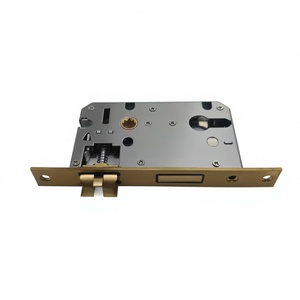 Corps de serrure à mortaise en acier inoxydable silencieux <span class=keywords><strong>anti</strong></span>-effraction 5850 avec loquet en cuivre pour porte intérieure, personnalisé en usine, vente en gros - Product Image 3