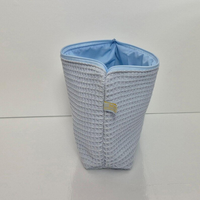 Sac de rangement portable pour moulin à café, usage spécial personnalisé, en coton gaufré, avec fermeture éclair anti-poussière, pour emballage de parfum
