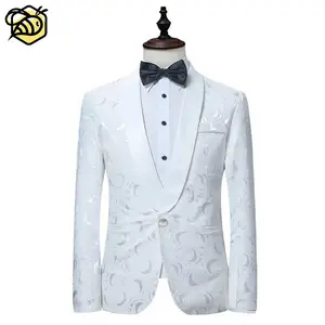 Toptan moda erkekler Suit ceket Terno Masculino Fit Blazers Par Hombr