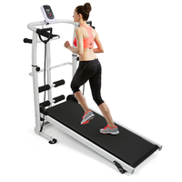 Caminadora Mecánica Manual para Interiores, Ajustable, Silenciosa, de Acero, Plegable y Multifuncional para Ejercicio en Casa, en Oferta