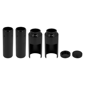 Capuchons de protection de fourche avant de <span class=keywords><strong>moto</strong></span> en aluminium pour amortisseurs <span class=keywords><strong>Harley</strong></span> Dyna Low Rider FXD Street Fat Bob 06-17 - Product Image 1