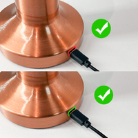 TSINYE Lampe de table sans fil de luxe avec commande tactile Lampe de bureau rechargeable à piles adaptée aux chambres à coucher pour enfants