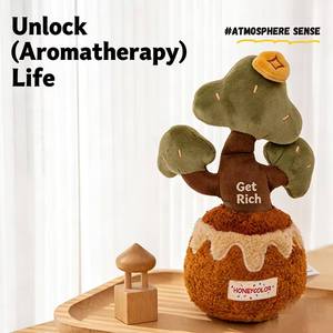 EZBABY Peluche Adorable en Forme d'Arbre en Pot, Poupée Tournesol Artificielle, Plante en Peluche Longue avec Rembourrage en Coton PP, Hauteur 10-30cm, Parfumée - Product Image 3