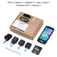 Terminal mobile robuste sans fil WiFi 4G, PDA, lecteur de code QR laser 1D, lecteur de code-barres 2D Android, écran 5,5 pouces, processeur octa-core, 2 Go/16 Go