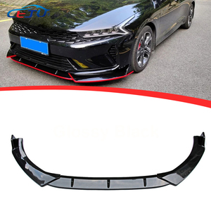 Alerón de parachoques delantero de coche con aspecto de carbono ABS negro mate brillante, extensión de divisor de labios de barbilla para <span class=keywords><strong>KIA</strong></span> <span class=keywords><strong>Optima</strong></span> K5 GT Line DL3 2020-2024 - Product Image 1