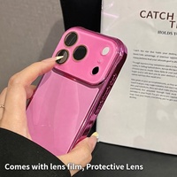 Coque de téléphone portable antichoc C0350 à toucher lisse pour iPhone 16 15 14 13 17 18 Pro Max avec protection de l'appareil photo