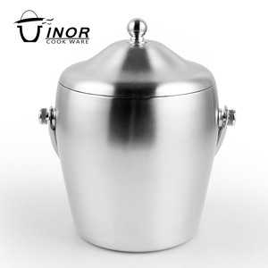 Small <strong>Silver</strong> Round Standing Barrel Cola <strong>Ice</strong> <strong>Bucket</strong> From China - Product Image 2