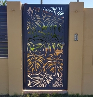 Clôture de jardin en métal, écrans décoratifs en aluminium découpés au laser, personnalisables, pour l'intimité, installation facile, sécurité extérieure
