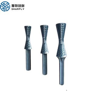 Zzst sáo đơn quay Burr rắn Vonfram cacbua Burrs CNC điều khiển thiếc/altin tráng OEM được hỗ trợ đóng gói trong hộp - Product Image 3