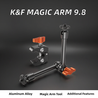 Bras Magique en Alliage d'Aluminium Usiné CNC pour Appareil Photo K&F Concept 9.8''7''9''11'' avec Vis 1/4 - Accessoires de Cardan