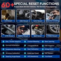 Herramienta de Diagnóstico Bidireccional OBDII Universal para Automóviles/Camiones de Servicio Pesado X431 PRO3S+ SmartLink HD Eléctrica de 12-24 V, WiFi ECU, 1 Año