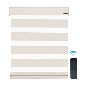 <span class=keywords><strong>Stores</strong></span> <span class=keywords><strong>japonais</strong></span> populaires <span class=keywords><strong>stores</strong></span> romains intelligents volets zébrés électriques pour le salon - Product Image 1