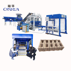 Гидравлический автоматический станок QT8-15 с ПЛК-управлением для производства пустотелых блоков и тротуарной плитки с двигателем и редуктором - Product Image 1