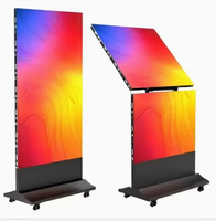 Faltbares Aluminium-LED-Display-Panel für Videos und Poster, Digitaler Bildschirm mit 7000 cd Helligkeit, Sonnenlichtlesbar, IP65 Wasserdicht