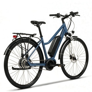 Vélo électrique de ville 28 pouces, moteur central Bafang M420 250W, capteur de couple <span class=keywords><strong>NEXUS</strong></span> <span class=keywords><strong>7</strong></span> vitesses, frein à disque hydraulique, batterie au lithium - Product Image 2