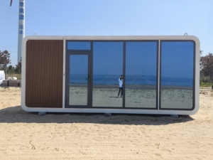 Petite maison moderne préfabriquée de 20 pieds et 40 pieds Cabine Apple Bureau mobile Pod Conteneur extensible Application d'entrepôt de travail en plein air - Product Image 6