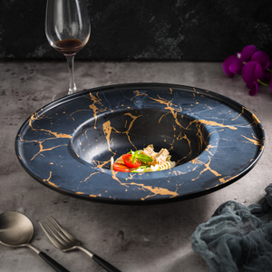 Ingrosso nuovo cappello da ristorante italiano a forma di indistruttibile ciotola di <span class=keywords><strong>pasta</strong></span> in melamina nera - Product Image 5