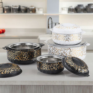 1l/2l/3l/5l/7.5l/10l/L/7.5l/10 ליטר שחור בידוד נירוסטה סט כלי בישול - Product Image 5