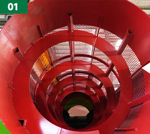 Setaccio terriccio Compost sabbia ghiaia separatore suolo tamburo schermo piccola macchina setaccio di pietra attrezzatura per lo Screening del Compost - Product Image 5