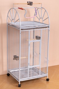 Grande cage d'élevage d'oiseaux intégrée et renforcée, anti-morsure, <span class=keywords><strong>volière</strong></span> en métal de luxe avec fil métallique solide, perroquets, emballage en boîte - Product Image 5