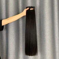 Grossiste de mèches de cheveux naturels vietnamiens et indiens, extensions de cheveux humains Remy doublement étirés, mèches de cheveux vierges à cuticules alignées