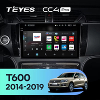 TEYES CC4 PRO Para Zotye T600 2014 - 2019 CarPlay Android Auto 2DIN Autoradio Radio para Auto