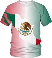 Mexico Eagle Snake T-Shirt Herren Sublimation Gedrucktes Fußball trikot Premium Stretch Jersey Custom Soccer Tee Bulk Streetwear