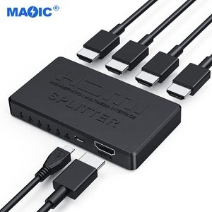 Audio <strong>Video</strong> Equipments Custom Logo ABS 4k <strong>HDMI</strong> <strong>Splitter</strong> 1x4 <strong>HDMI</strong> <strong>Splitter</strong> <strong>1</strong> In 4 Out For Monitor - Product Image 2