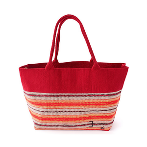 Sac de plage rayé en paille PP 56x37x17cm, sac fourre-tout pour femmes, utilisation en extérieur - Product Image 2