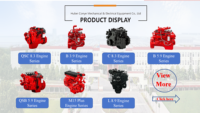 Motor Diésel DCEC Cummins de 4 Cilindros QSB3.9-C100, Refrigerado por Agua, 74kW, 2400 RPM, Euro 3, para Excavadora
