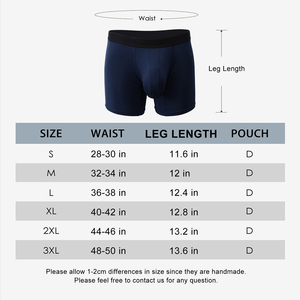 <span class=keywords><strong>Boxer</strong></span> da <span class=keywords><strong>Uomo</strong></span> Personalizzati, Morbidi e Traspiranti con Tasca 3D, Intimo a Gamba Lunga che Assorbe l'Umidità - Product Image 2